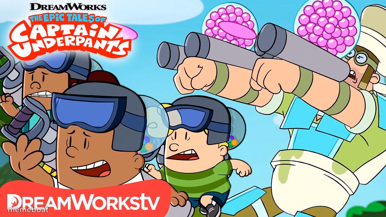 Captain Underpants Reaction Panels - meme generator image preview