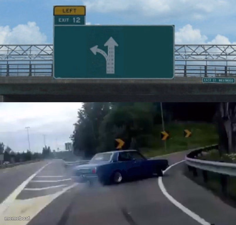 Car Drift Meme - meme generator image preview