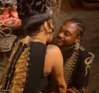 Cardi B and Stefon Diggs in Miami