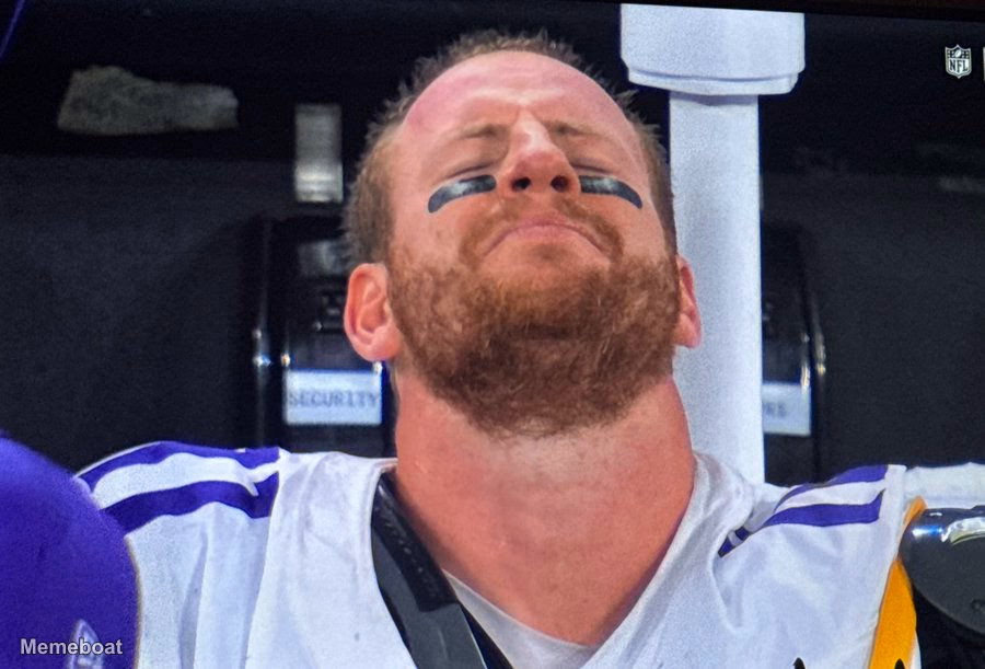 Carson Wentz in Pain - meme generator image preview