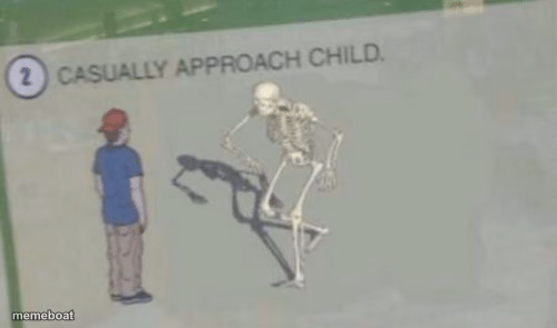 Casually Approach Child - meme generator image preview