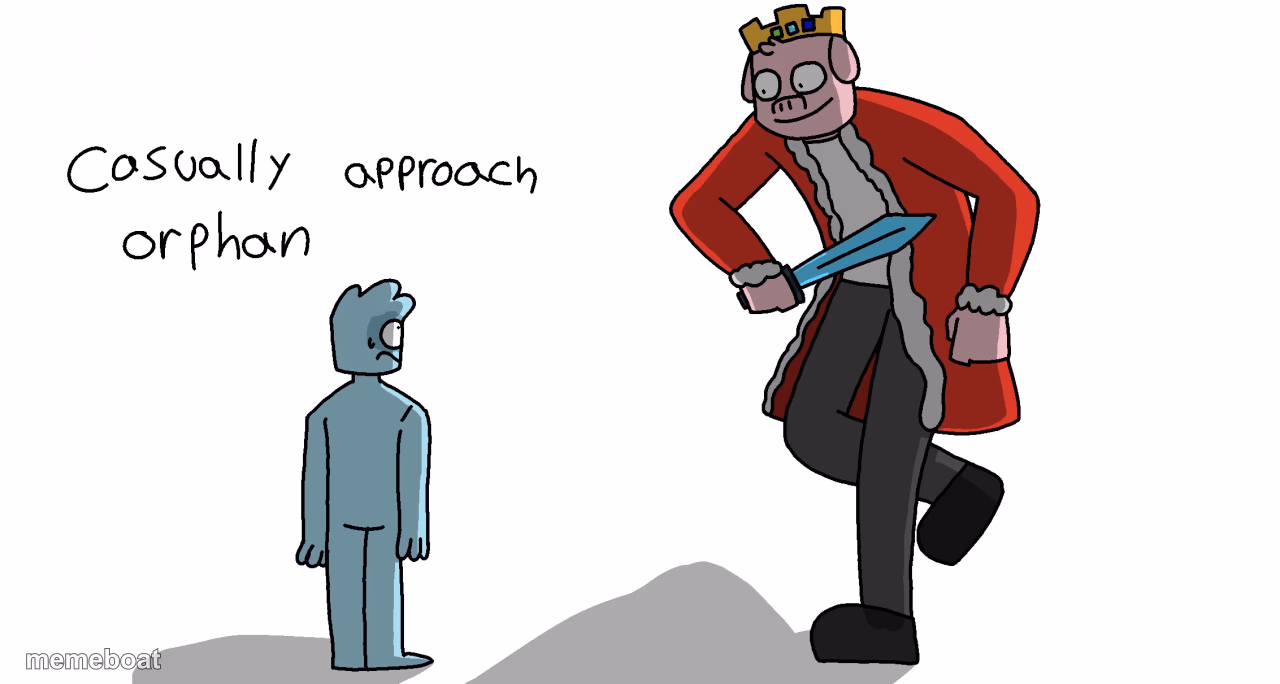 Casually approach orphan - meme generator image preview