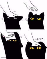 Cat Headpat Comic