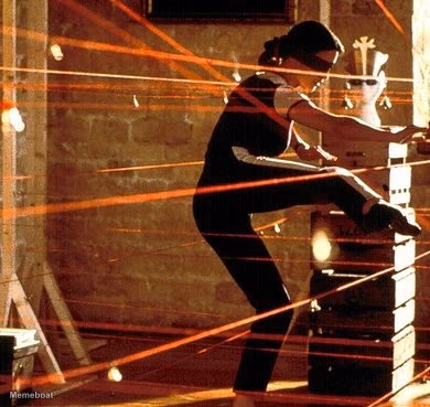 Catherine Zeta-Jones Laser Scene - Entrapment - meme generator image preview