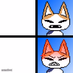 Catto Boi Normal/Angry - meme generator image preview