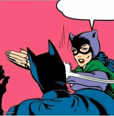 Catwoman Slaps Batman - meme generator image preview