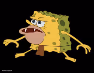 caveman spongebob