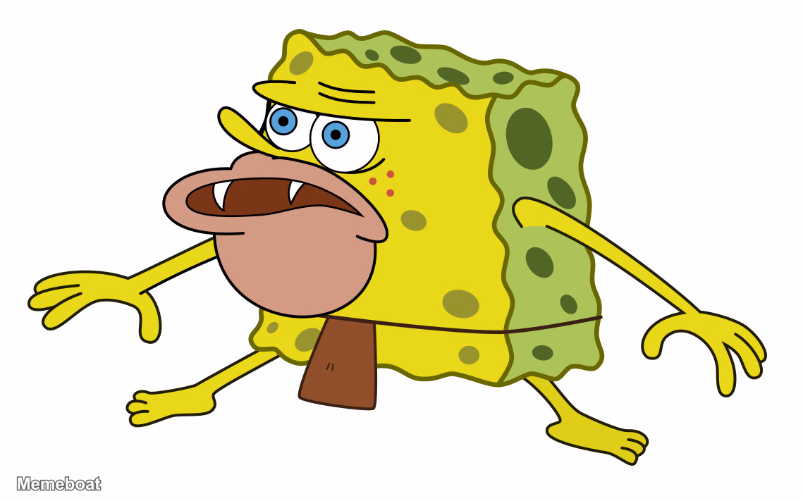Caveman Spongebob - meme generator image preview