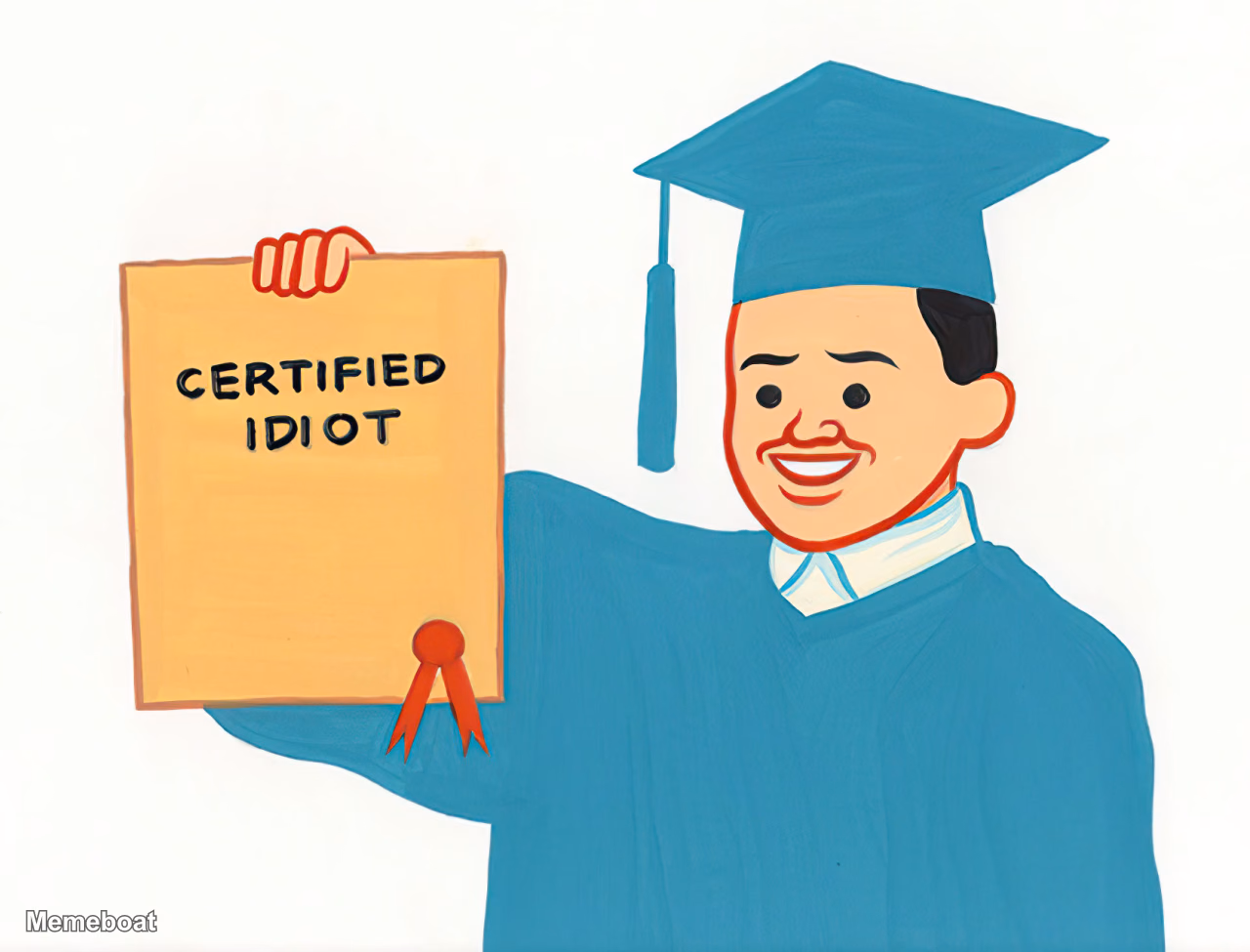 Certified Idiot - meme generator image preview