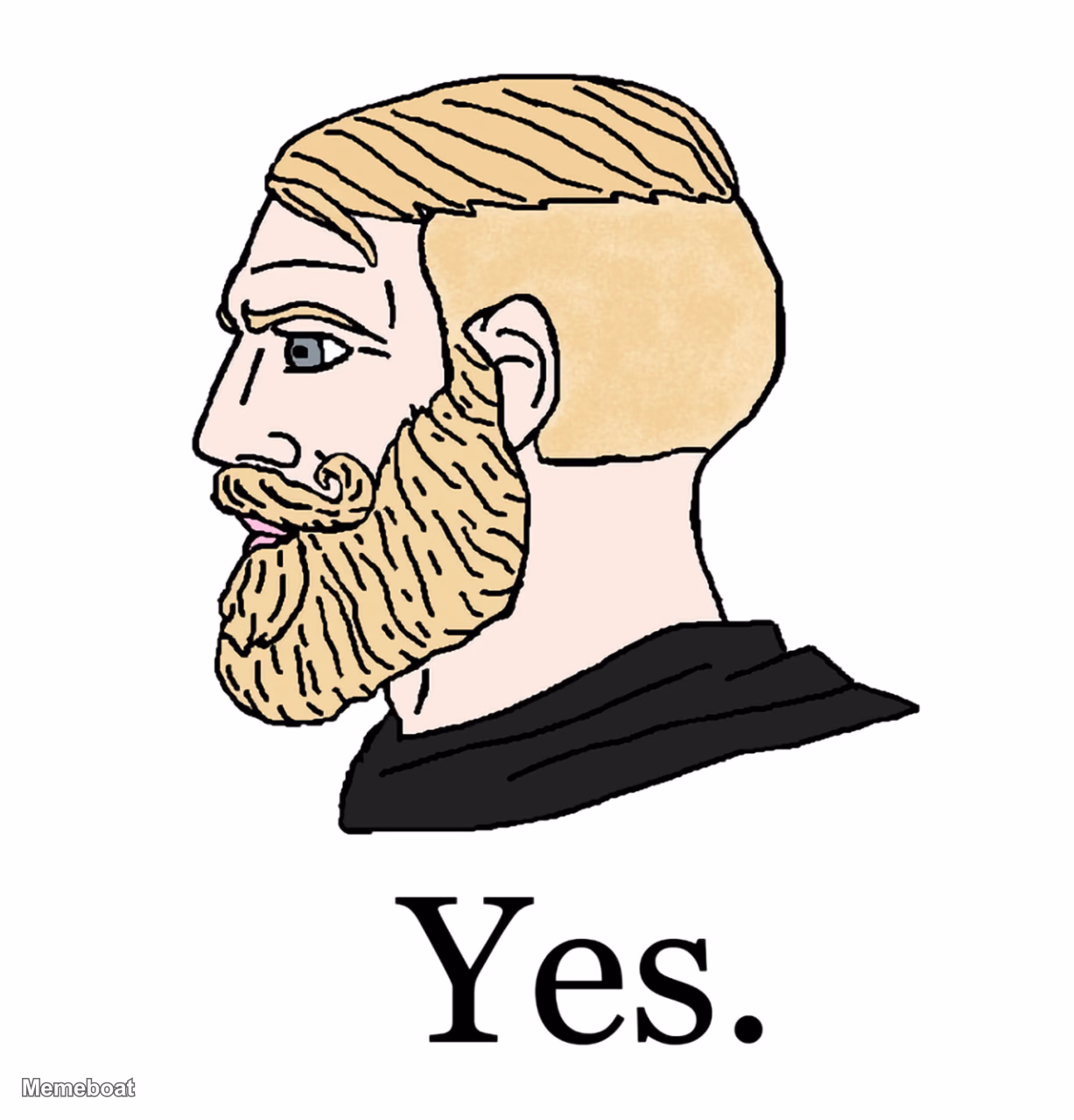 Chad 'Yes.' - meme generator image preview