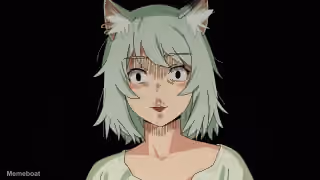 Chainsmoker cat shocked expression