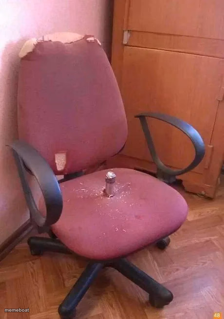 chair surprise - meme generator image preview