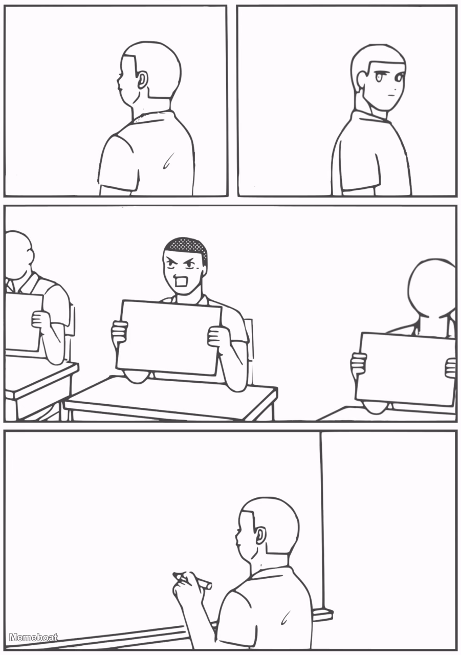 Cheating in Class - meme generator image preview