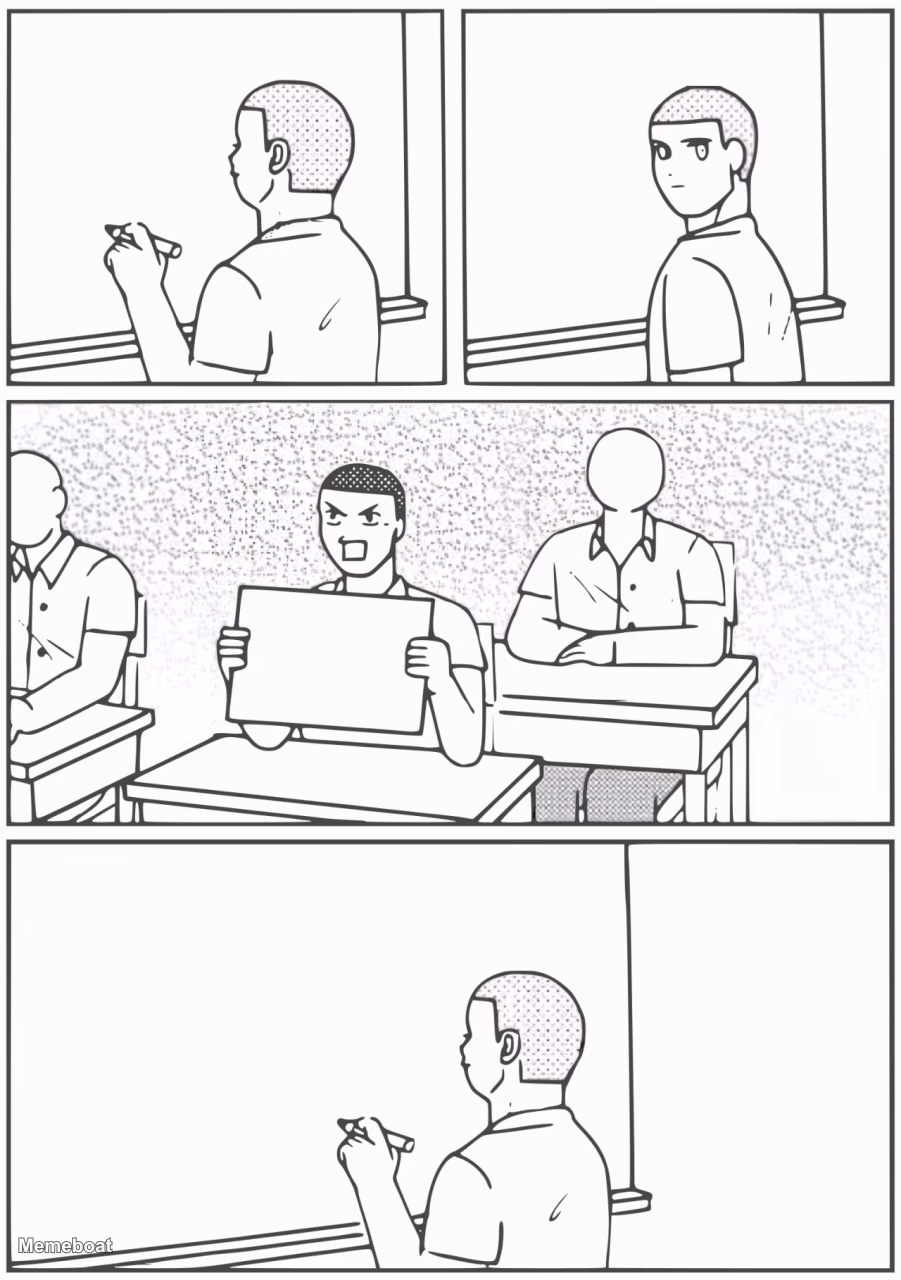 Cheating in Class Cutbu - meme generator image preview