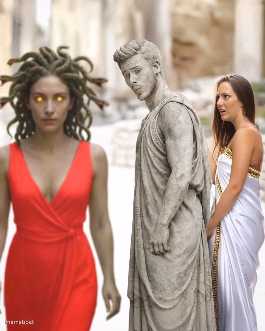 Cheating with Medusa - meme generator image preview