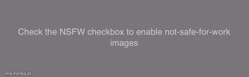 Check the NSFW checkbox to enable not-safe-for-work images - meme generator image preview
