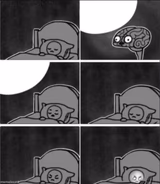 Check your phone at night brain