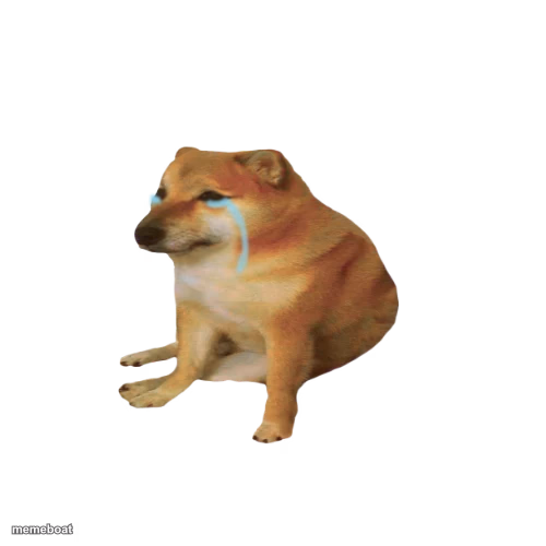 Cheems sad - meme generator image preview