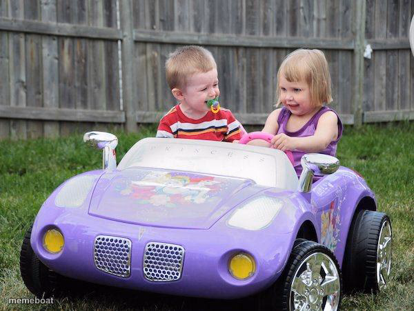 Children Driving - meme generator image preview