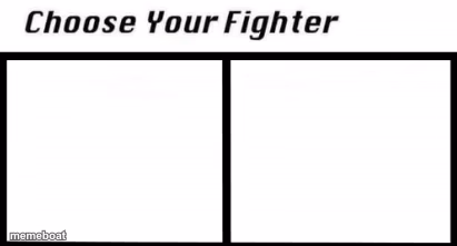 choose your fighter shortened - meme generator image preview