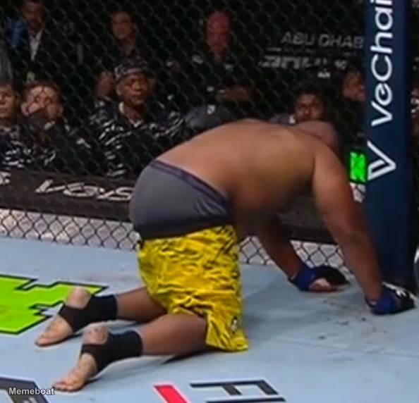 Chris Barnett Wardrobe Malfunction / Down Bad UFC 321 - meme generator image preview