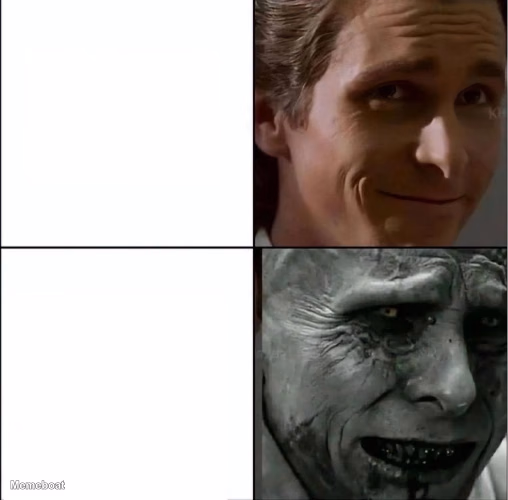 Christian Bale Transformation - meme generator image preview