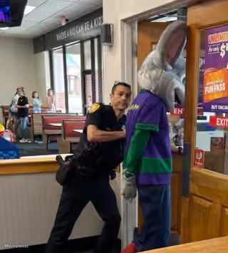 Chuck E. Cheese Employee Arrested in Full Costume