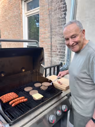 Chuck Schumer Grilling