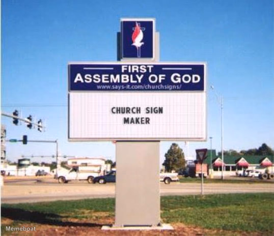 Church Sign Maker - meme generator image preview