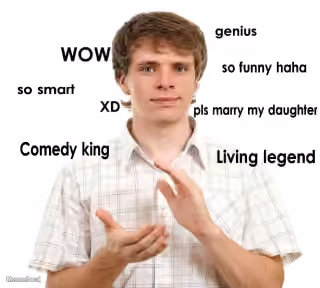 Clapping Man Mocking