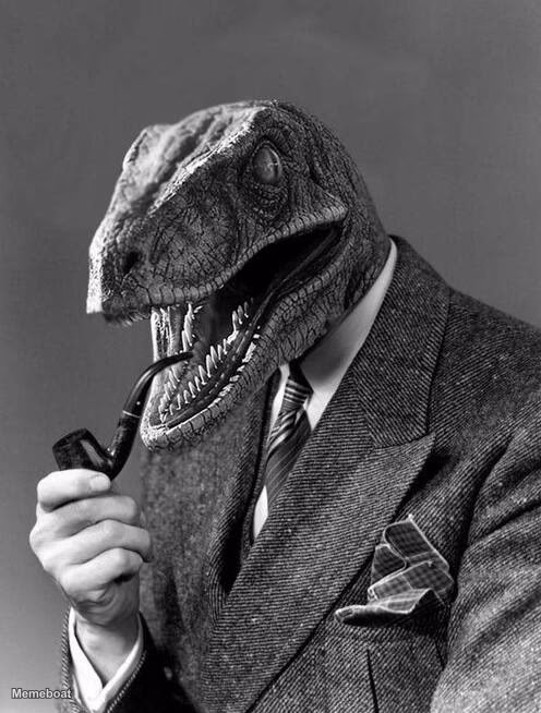 classy raptor - meme generator image preview