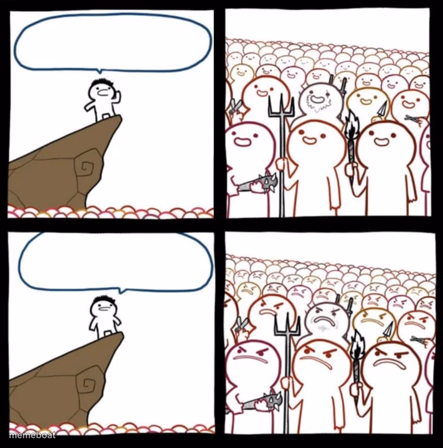 Cliff Announcement - meme generator image preview