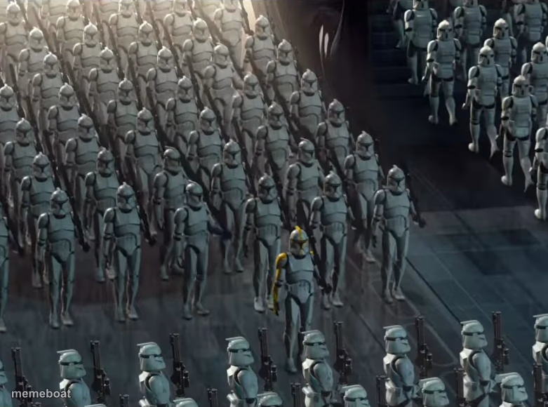 Clone trooper army - meme generator image preview