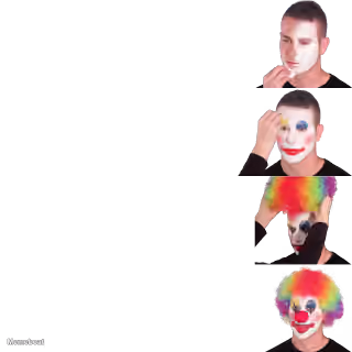 Clown Makeup Transformation