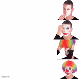 Clown Makeup Transformation