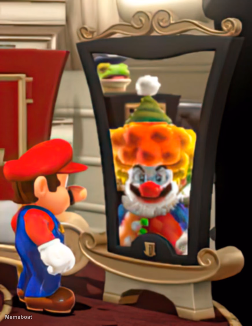 Clown Mario - meme generator image preview