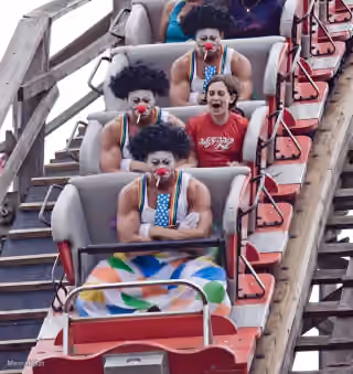 Clown Ride Roller Coaster