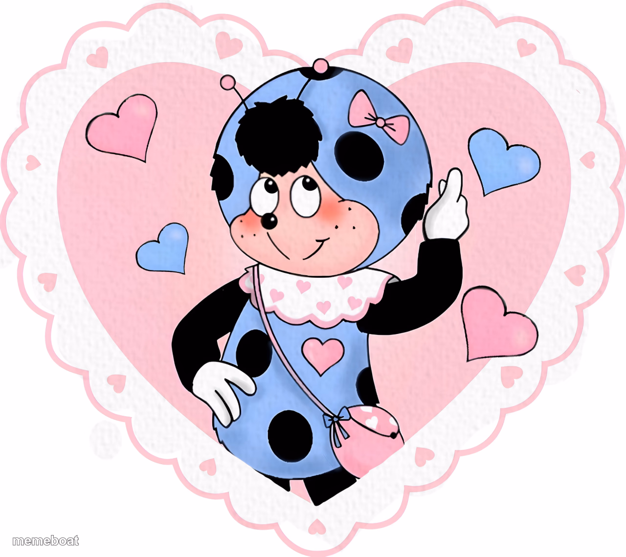 Cococinel(Cocomiel): Babicinel (Babimiel) the love bug - meme generator image preview