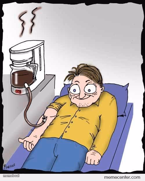 coffee addiction - meme generator image preview