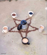 Coffee Ritual Pentagram