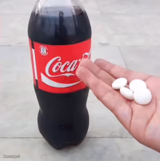 Coke and Mentos