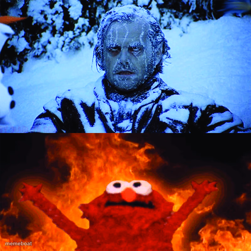 Cold vs Hot - meme generator image preview