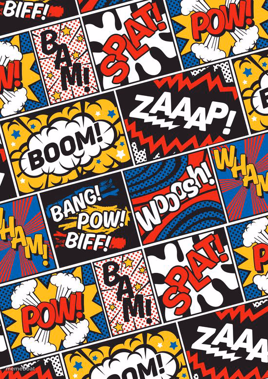 Comic sounds - meme generator image preview