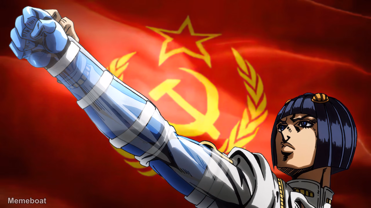Communist Bruno Bucciarati Jojo - meme generator image preview