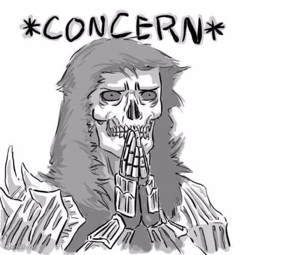 Concern Skeleton - meme generator image preview