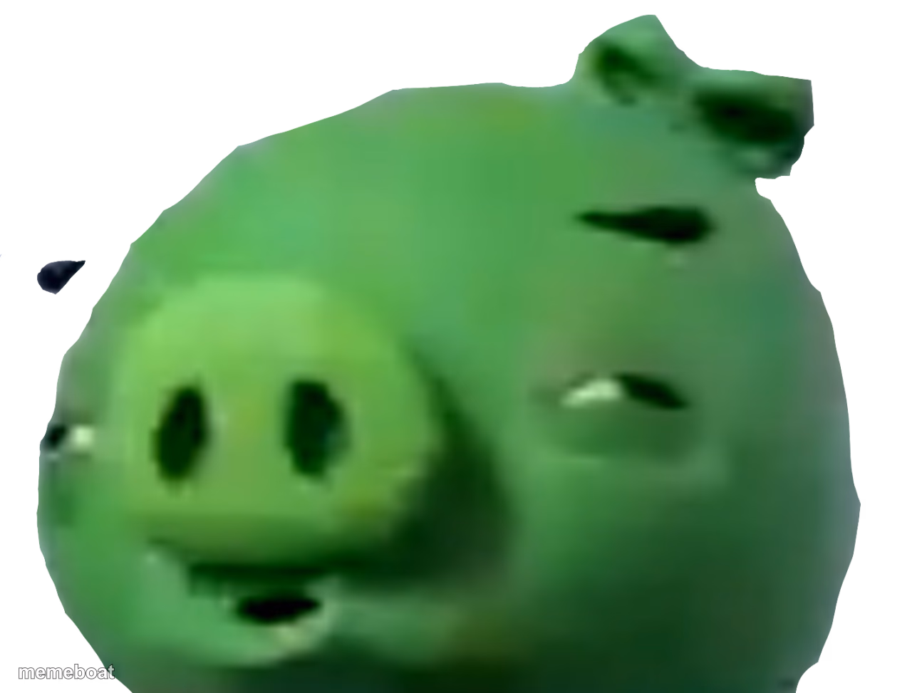 Confused Bad Piggie (Transparent) - meme generator image preview