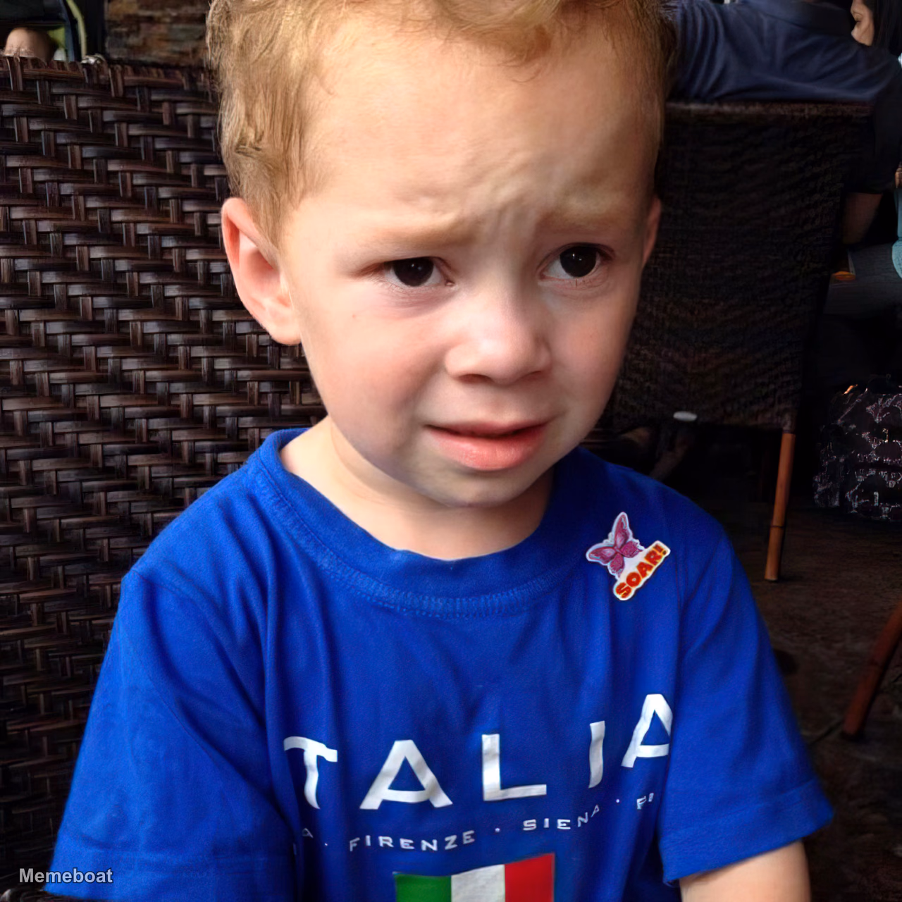 Confused Italian Kid - meme generator image preview
