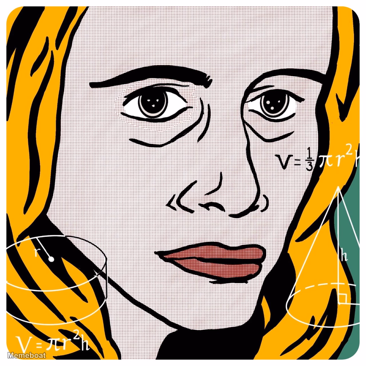 Confused Math Lady 2 - meme generator image preview