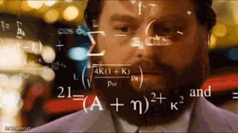 Zach Galifianakis Math - meme generator image preview
