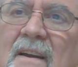 Confused old man